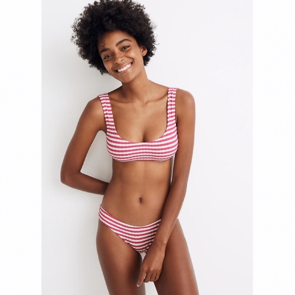 Solid & Striped Ella Ribbed Bikini Set - image 1